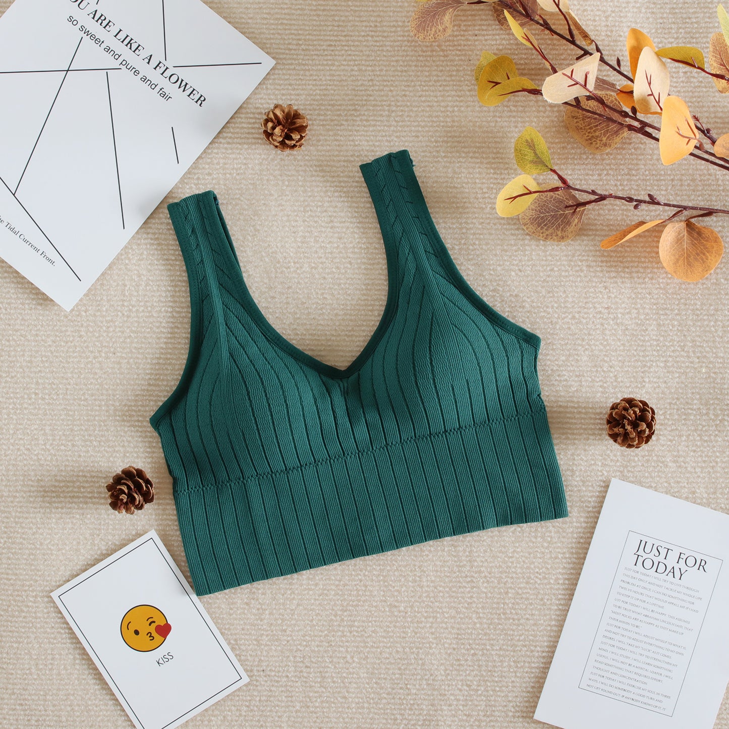 Women Seamless Crop Top Summer Sports Tube Tops Bra Female Fitness Base Tank Sleeveless Camis Underwear 2023