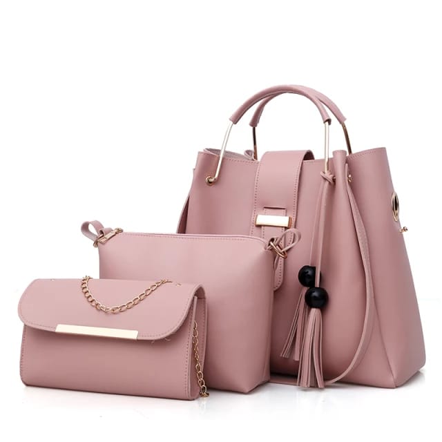 Luxury Brand 3 Pcsset Women's Cross Body & Shoulder Bag - Large Capacity Women Bag Ladies Leather Tote Fashion Shoulder Bags for Women 2021 Wallet