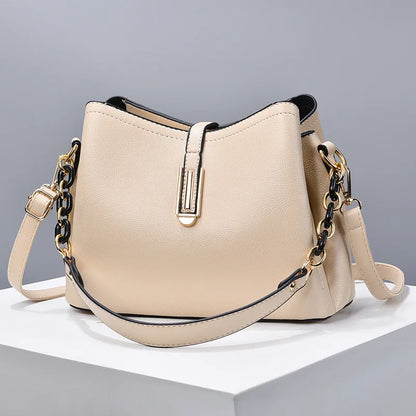 Designer Women Messenger Bag for 2024 New Luxury Ladies Handbag High Quality Womens Shoulder Bag Female Trend Leisure Bucket Bag