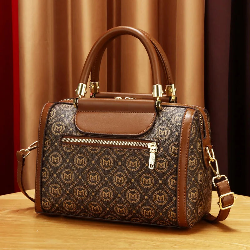 High Quality Women's Pillow Bag 2024 New Boston Women's Bag Retro Ladies Handbag Versatile Single Shoulder Crossbody Bag