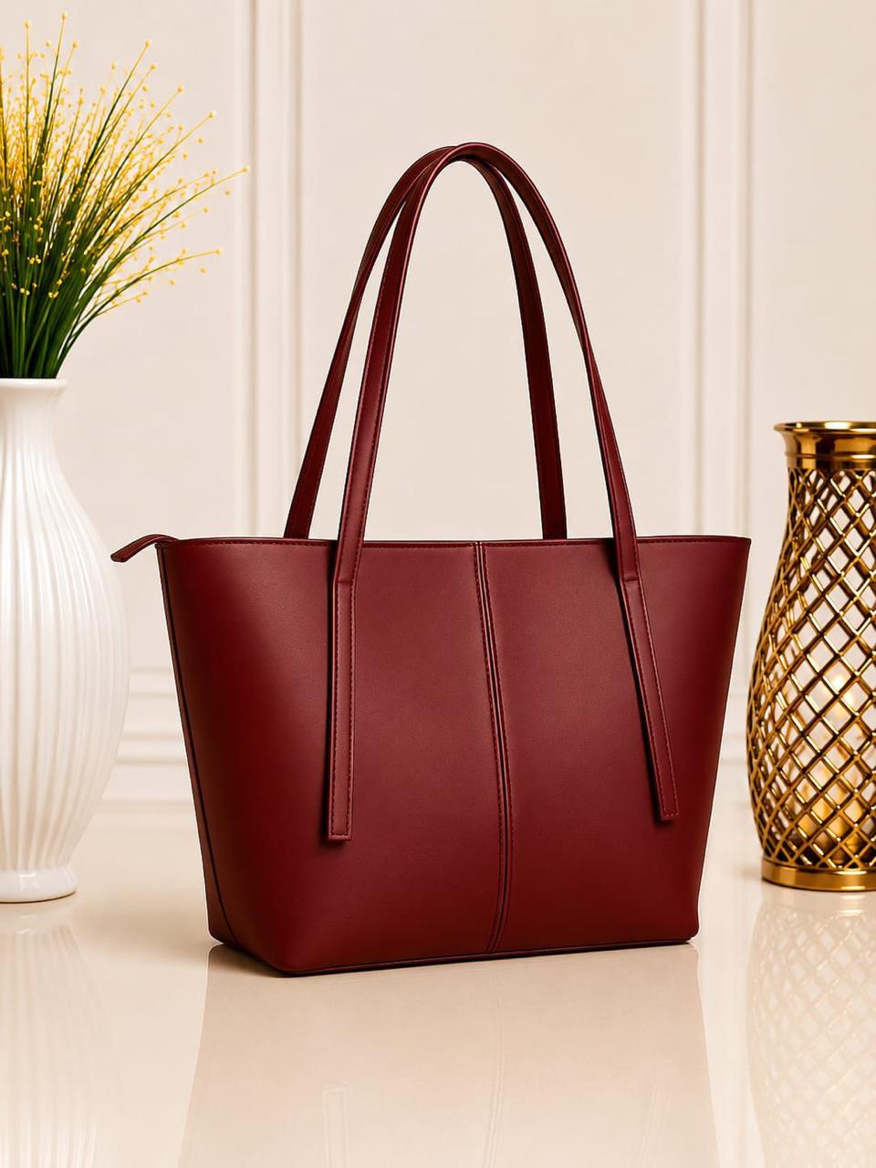 High Quality Bag Tote Style Inside Pocket Soft Material 6 color update