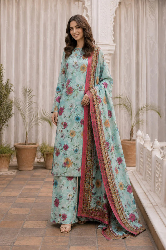 Unstitched Breeze Lawn Suit, All Over Stylish Printed Summer Wear Collection – Random Article VG- 73