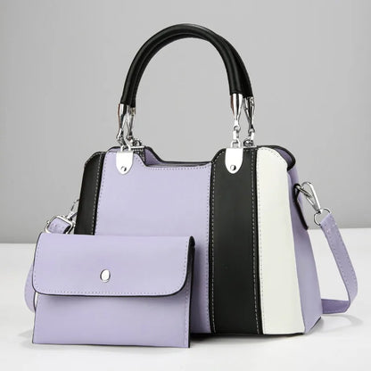 Versatile Three Color Women's Bag Fashion Women's Casual Tote Bag New Style Women's Handbag Temperament Shoulder Crossbody Bag