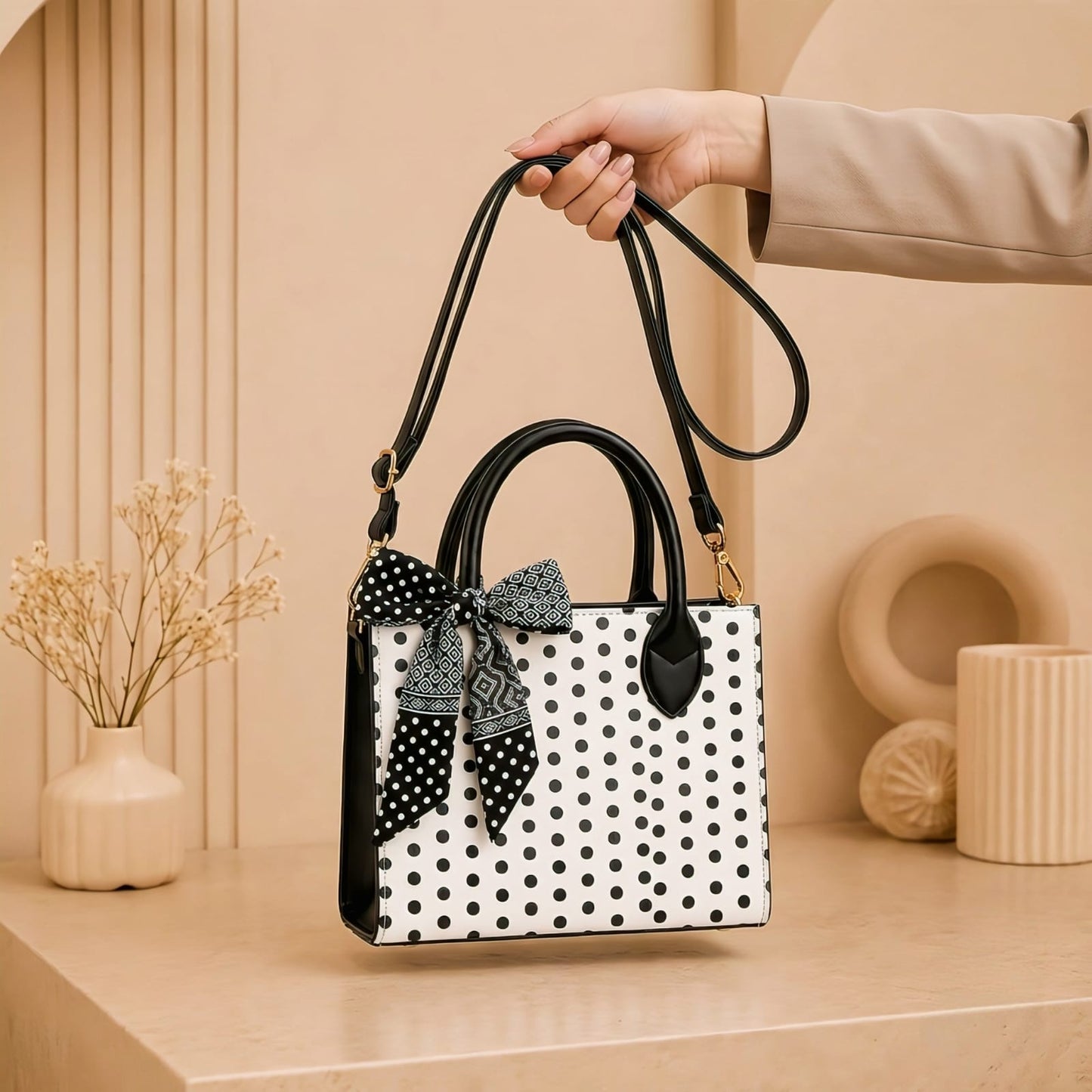 PARTY WEAR THE RETRO MUSE  BAG - White
