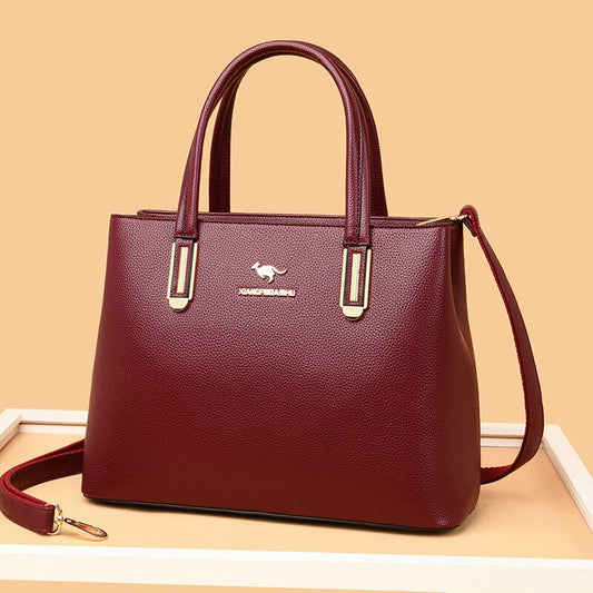 Brand Designer Handbags for Women 2024 New High Quality Pu Leather Shoulder Crossbody Bag Female Solid Color Messenger Bag Totes