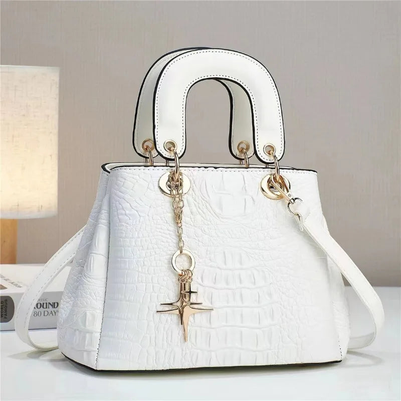 Hot Crocodile Pattern Fashion Women's Handbag Large Capacity Luxury Women's Crossbody Bags Exquisite Women's Tote Bag Sac