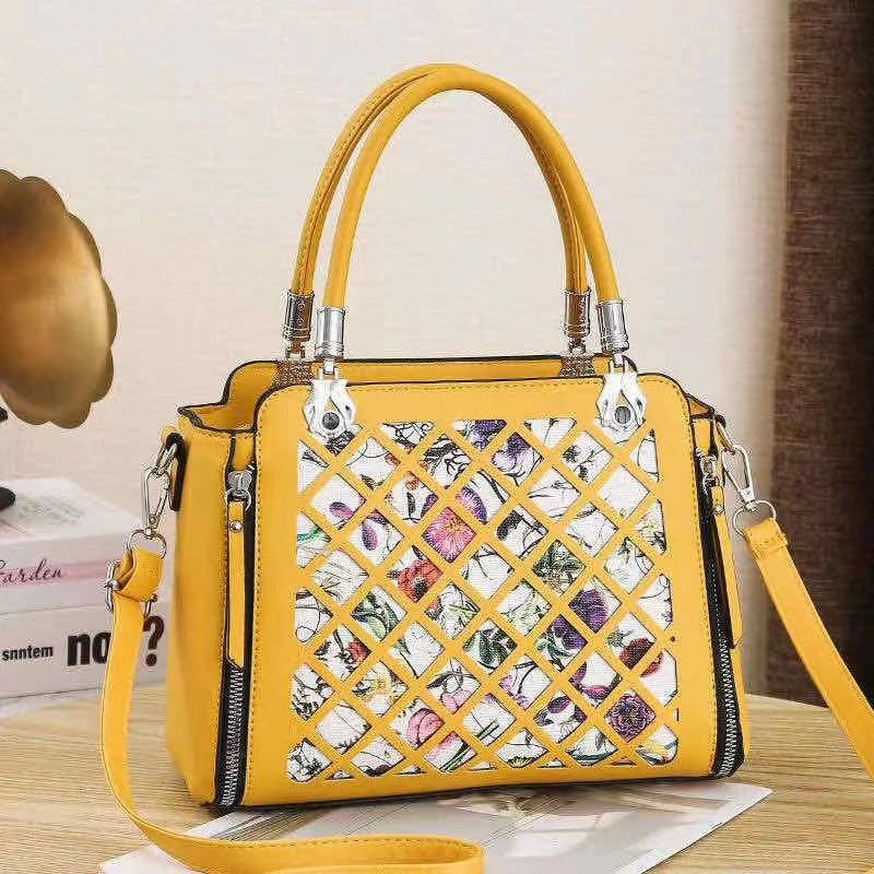 Women leather hand bag shoulder strap new arrival handbag for girls