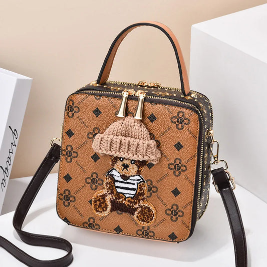 Fashion Shoulder Mobile Phone Bags 2024 New Cute Handheld Crossbody Bag Women's Small Square Bag High Quality Women's Handbag