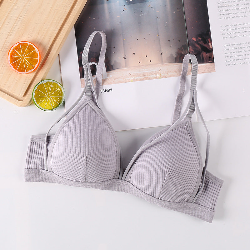 Back Butterfly Style Front Open Padded Bra Push Up Ring Style for Girls
