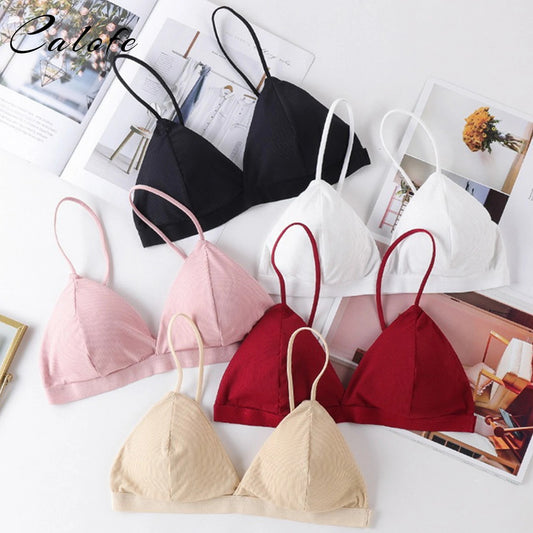 2025 Women's Bra Tube Top Crop Top Female Seamless Back Outdoor Sports Underwear Bra For Women Cotton Female Bra Tops Brassiere