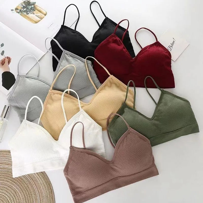 Top Women's Tube Top Sports Bras for Women Gym Fast Dry Elastic Padded Gym Running Bra Fitness Yoga Sport Breathable Tops