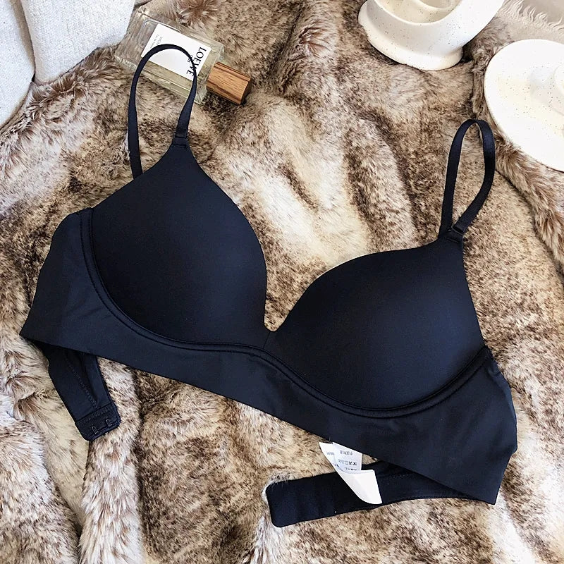 Seamless Bra fo Woman Wireless Undewear Sleep Remvable Padded Bralette One Piece Brassiere No Wire Comfortble