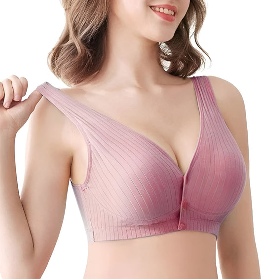New Style High Quality Remove Padding Front Open Button Bra Maternity Sport Bra Nursing Padded Bra For All Women And Girls
