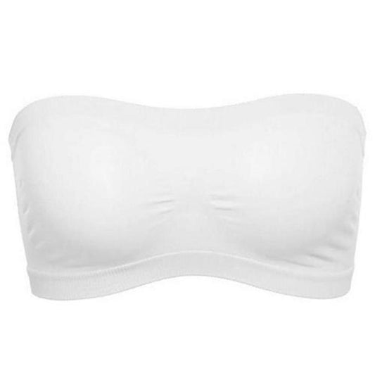 Women's breathable sports solid color hollow back bra invisible underwear seamless bra sports tube top