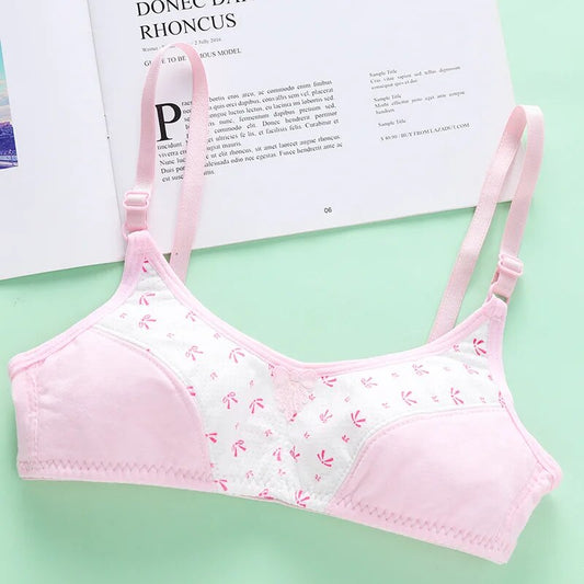 Puberty Young Girl Bra Sports Training Bras Wireless Thin Cup Brassiere Lingerie Bra teenage girls clothing 12 14 16 years