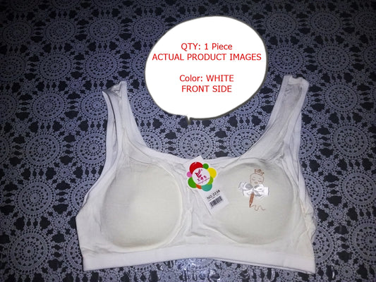 1 Pc Girls Padded Bra (Padded Bra with Removable Pads for Teenage) Girls Bra