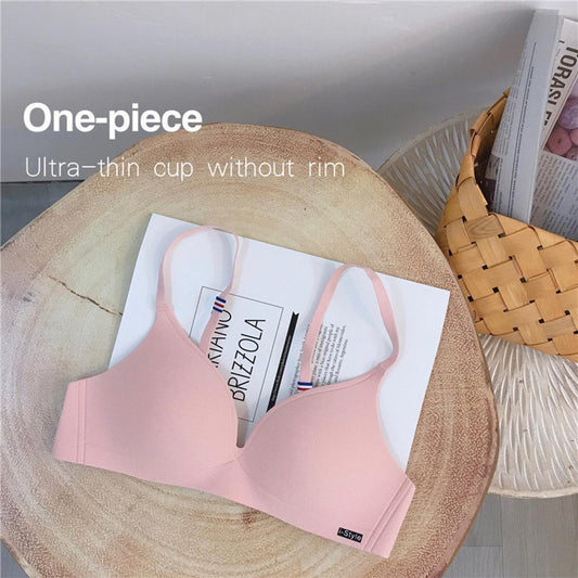 New Style Random Color Women Lace Push Up Cotton Double padded bra for women and girls