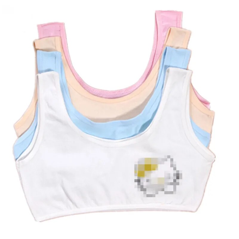 girl bra teen Underwear for Kids girls bras Baby Young Hipster Training Lingerie vest Cotton Children 8 16Years summer